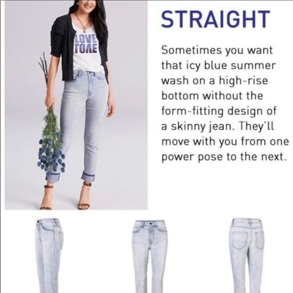 CAbi Higher Straight Jeans style #5883 NWOT - Picture 3 of 8